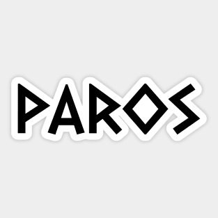 Paros Sticker